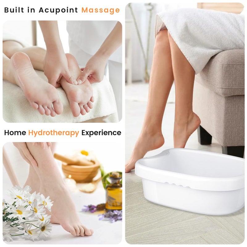 LeCuag Ionic Bath Foot Basin for Detox Machine, Ionic Foot Bath Tub Basin, Feet Bucket with 100 Liners for Home USE - Image 4